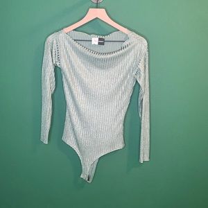 Sparkly Green Bodysuit